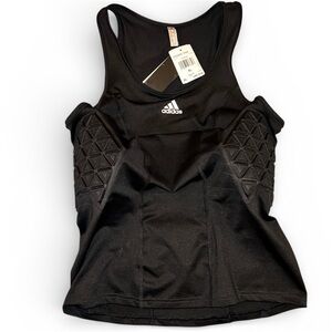 Adidas Aeroready Padded men's basketball tank in black NWT